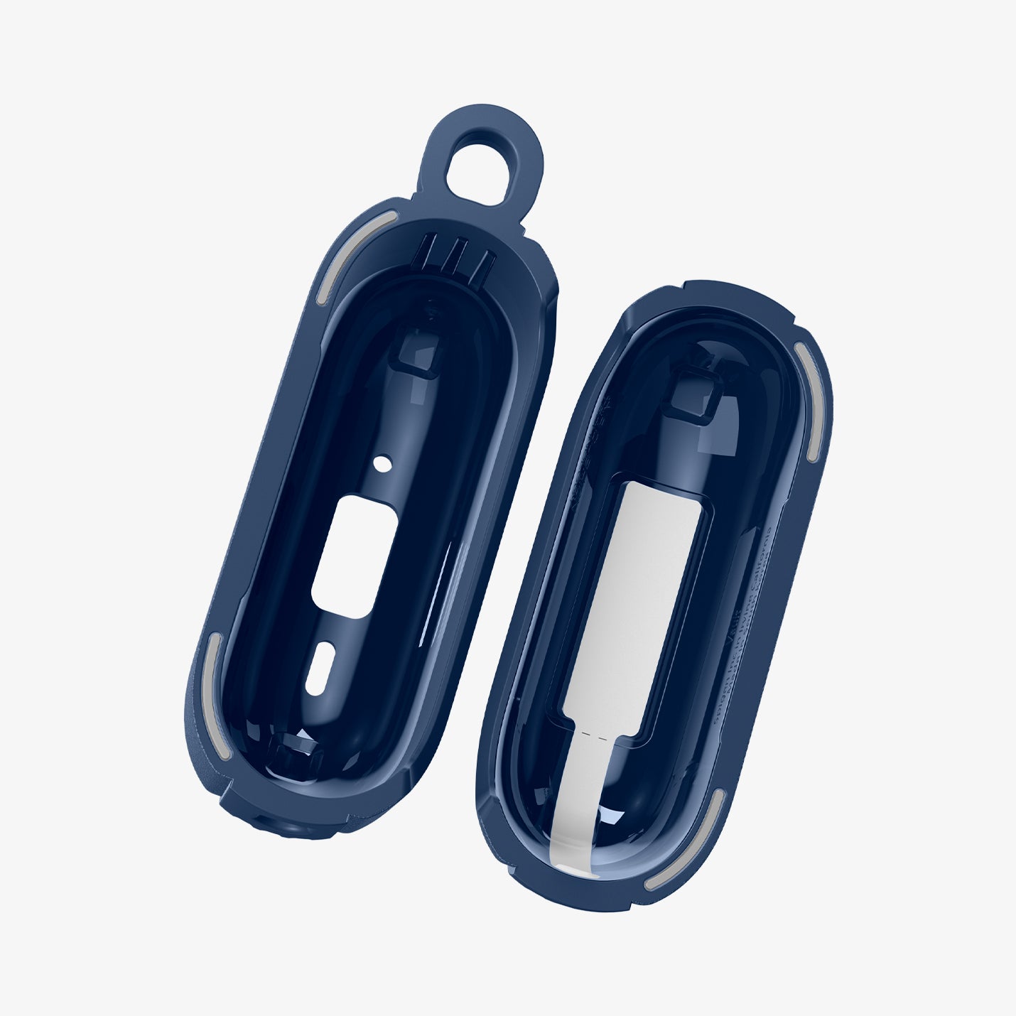 ACS09828 - AirPods Pro 3 Spigen Vault in Navy  showing the inside of case