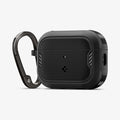 ACS09833 - AirPods Pro 3 Core Armor showing the front and side with carabiner