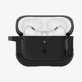 ACS09833 - AirPods Pro 3 Core Armor  showing the front with top open and AirPods inside