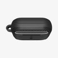 ACS09822 - AirPods Pro 3 Rugged Armor in Matte Black showing top of the case