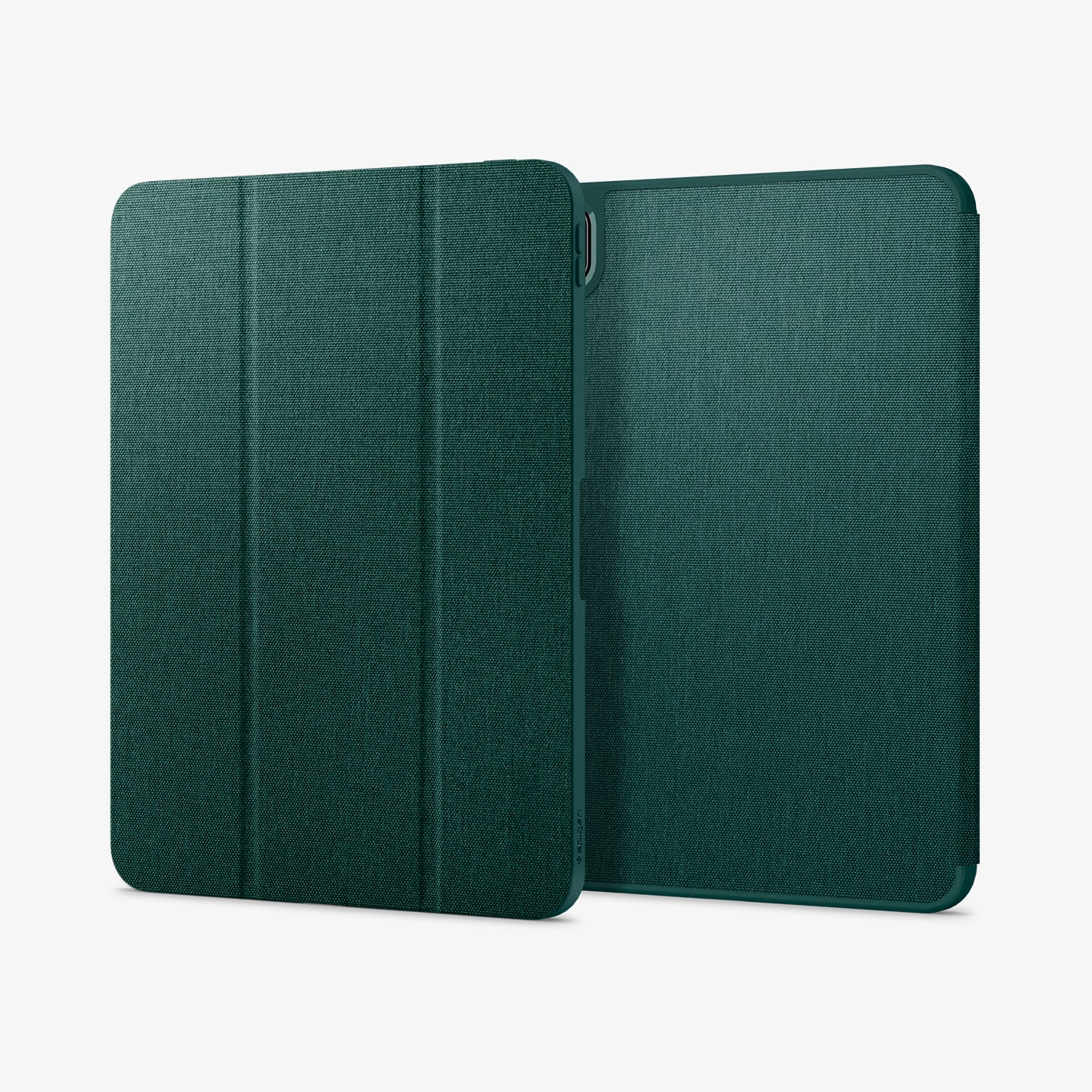 ACS07759 - iPad Pro 11-inch (2024) Case Urban Fit in Midnight Green showing the front, partial side and partial front and side