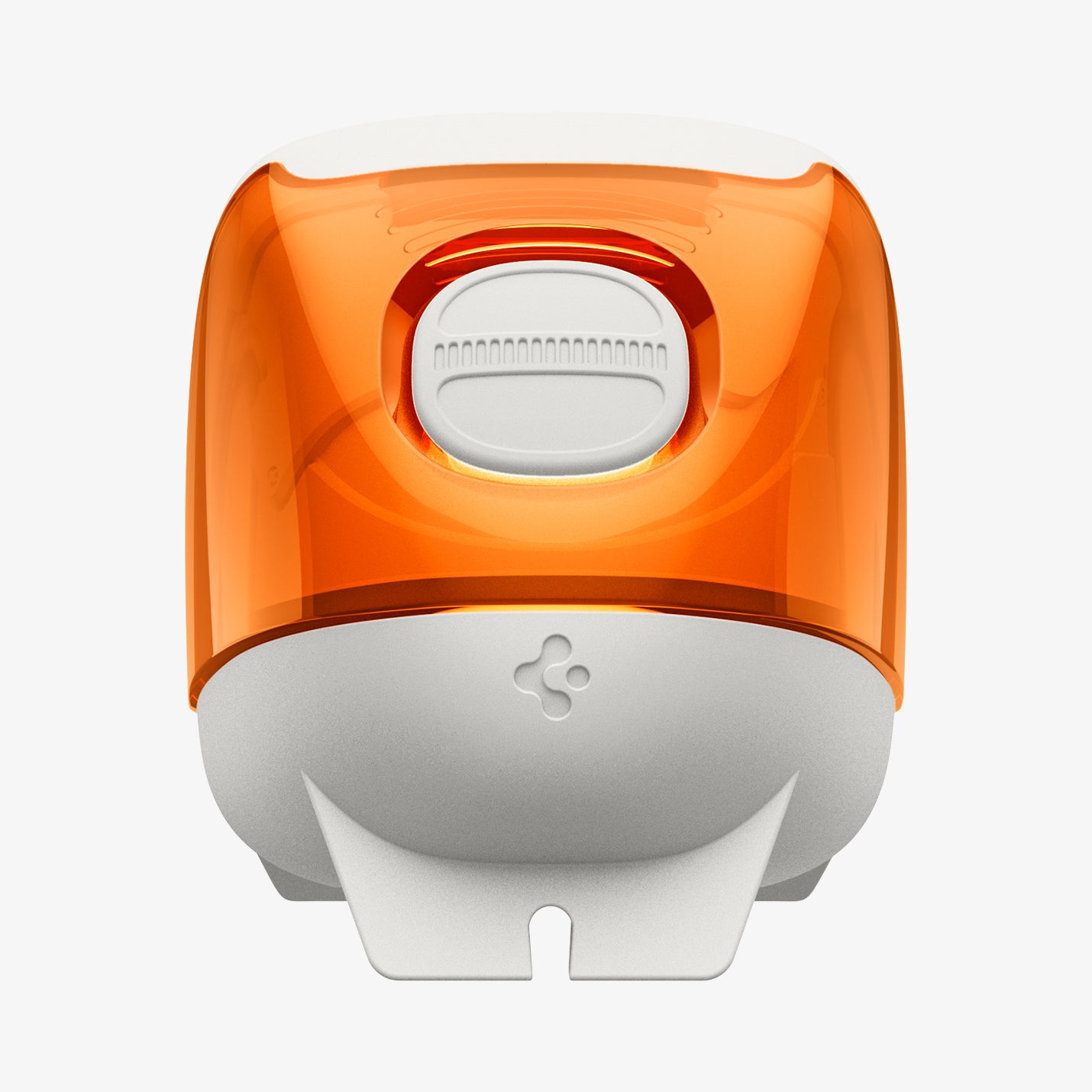 AMP09342 - Apple Watch Classic C1 Charger Stand in tangerine showing bottom part