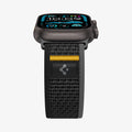 AMP09033 - Apple Watch 10 (46mm) Athlex Air in Active Black showing the partial front and partial side