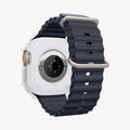 ACS07384 - Apple Watch (49mm) Rugged Armor in White showing the back, partial inner side and bottom
