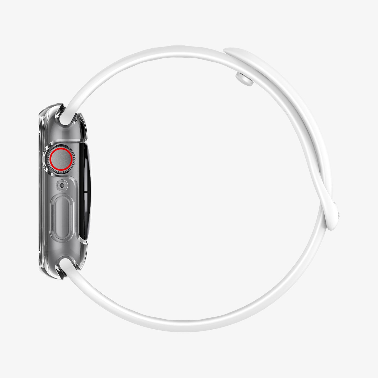 ACS00427 - Apple Watch Series (Apple Watch (40mm)) Case Ultra Hybrid in crystal clear showing the side