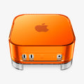 ACS09212 - Apple Mac Mini Stand Classic C1 in Tangerine