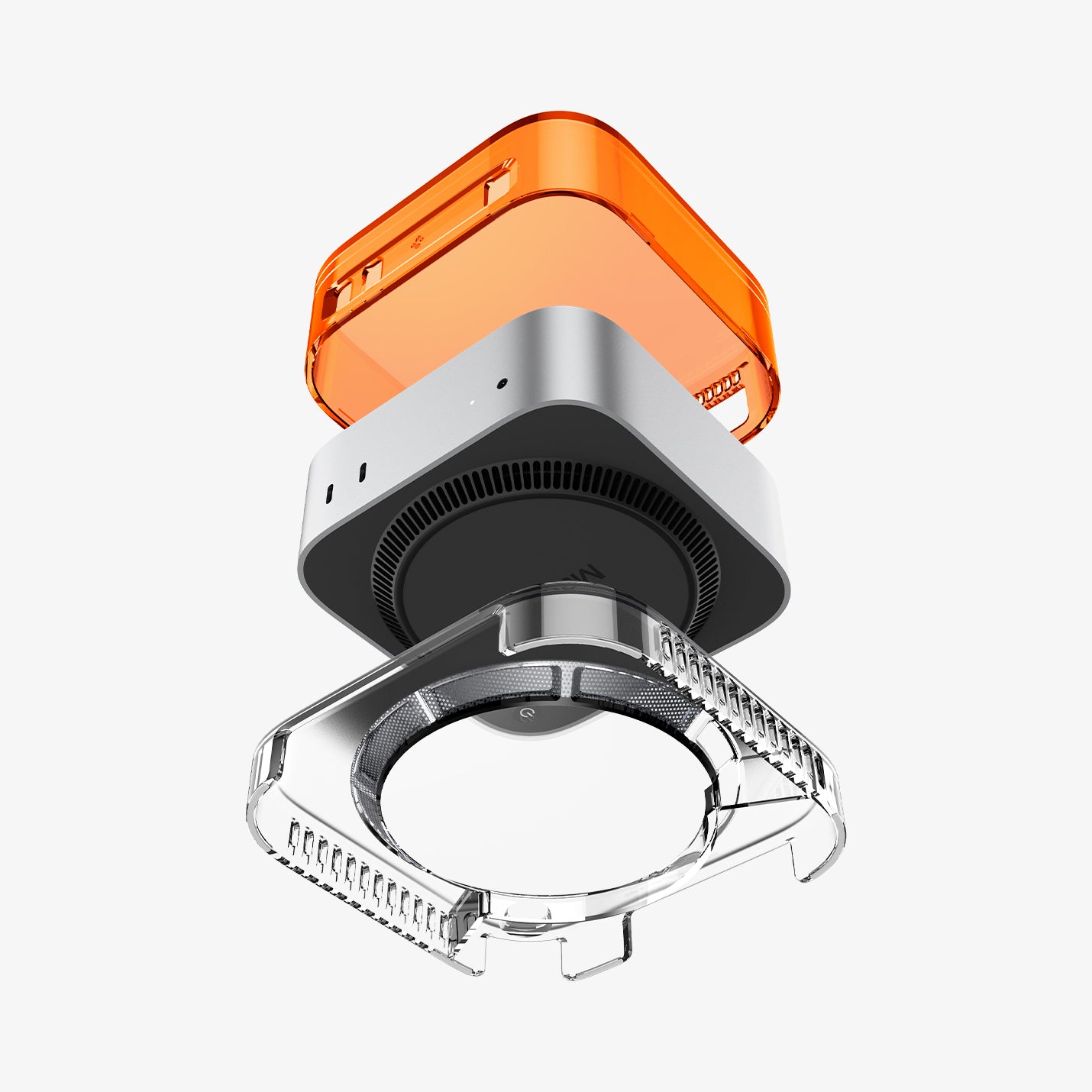 ACS09212 - Apple Mac Mini Stand Classic C1 in Tangerine