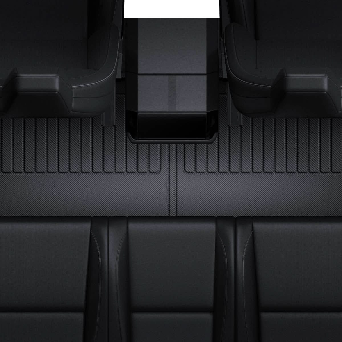 ACP08260 - Tesla Cybertruck WeatherBloc Floor Mat CLF in Black showing the top view