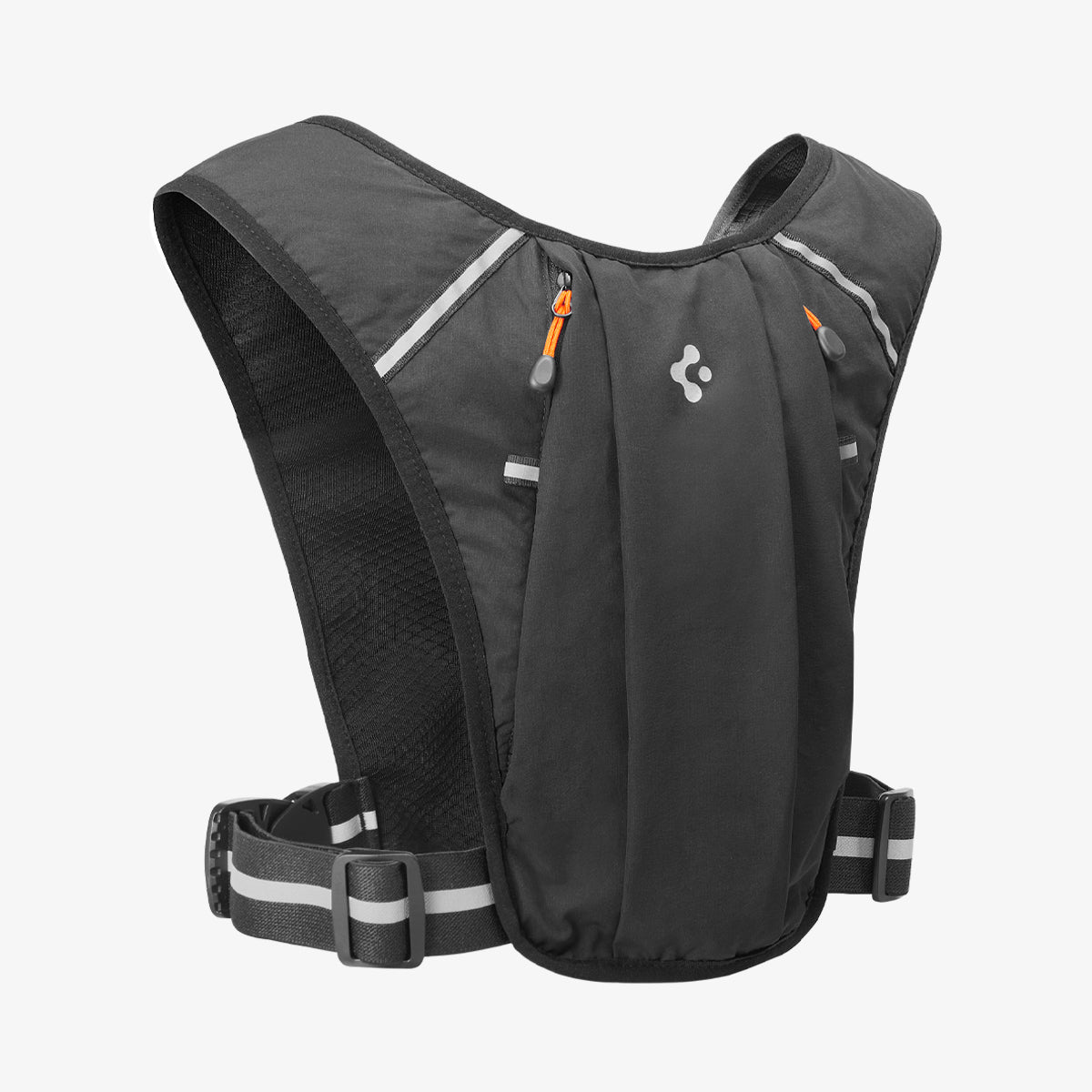 AMP07603 - Dynamic Shield™ Running Vest | A720 in Black showing the back and partial inner