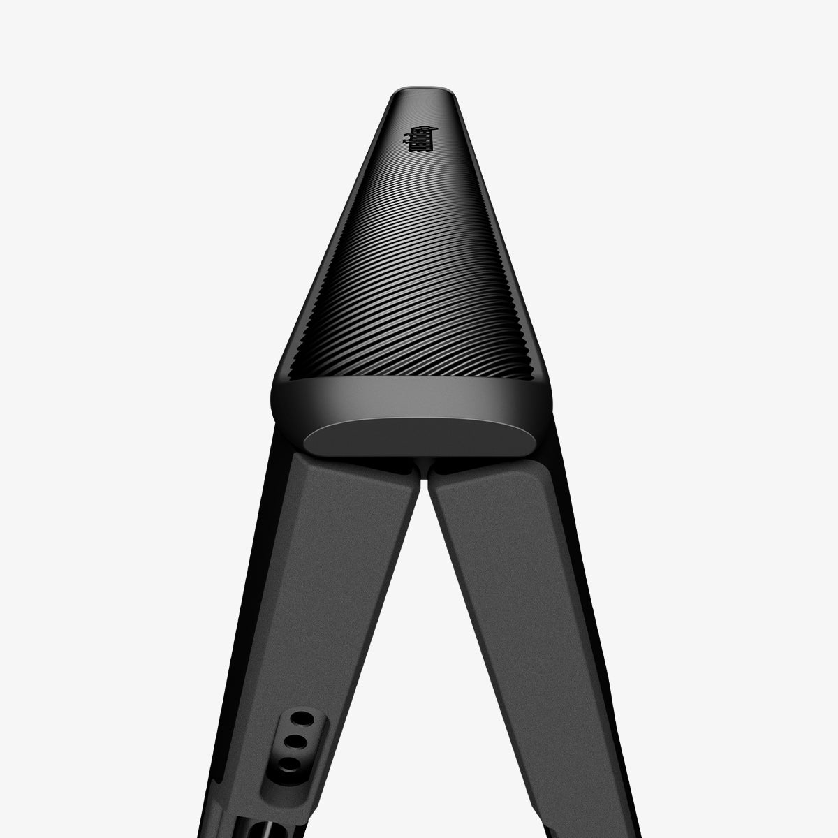 ACS09741 - Pixel 10 Pro Fold Case Slim Armor Pro (MagFit) in black showing the hinge zoomed in