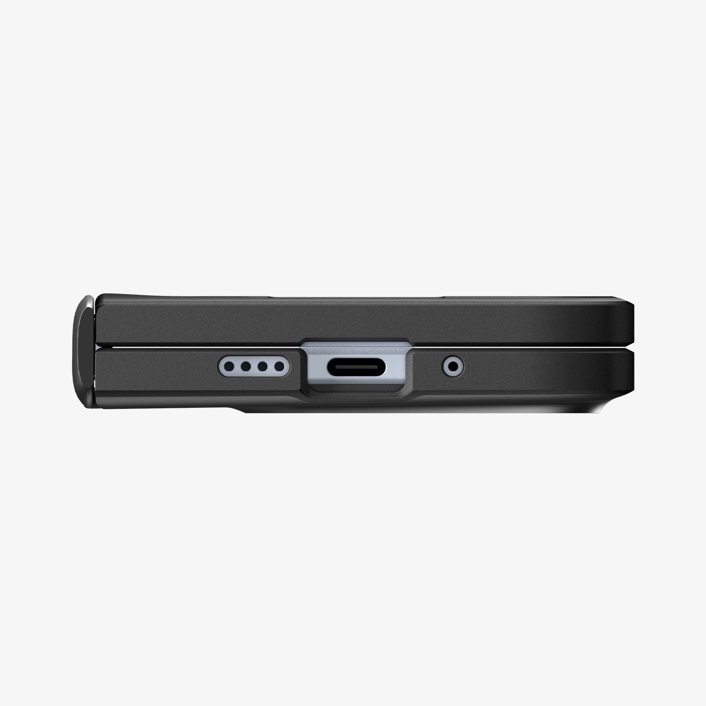 ACS09741 - Pixel 10 Pro Fold Case Slim Armor Pro (MagFit) in black showing the bottom