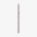 ACS09296 - Galaxy A56 5G Case Liquid Crystal in Crystal Clear showing the side