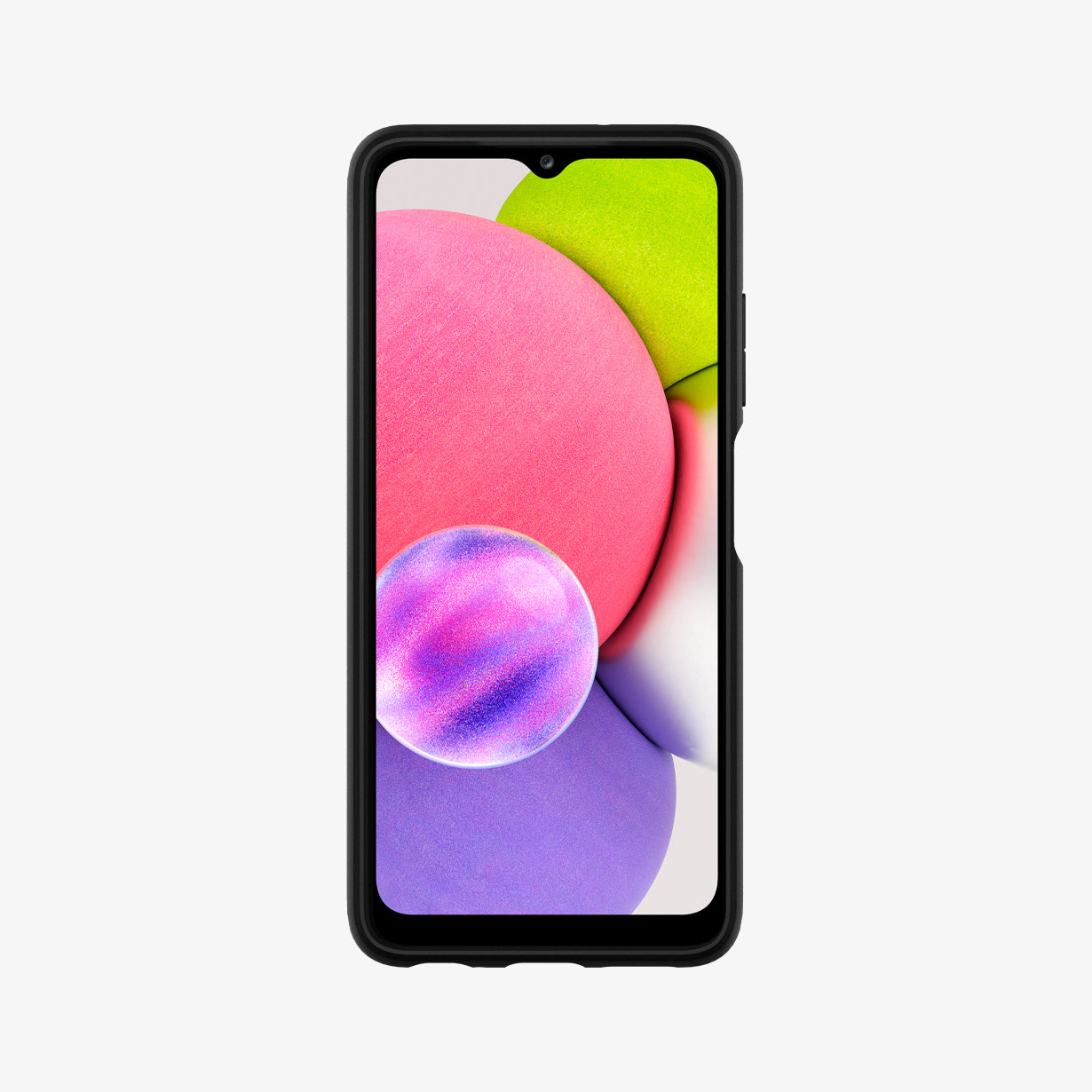 ACS04297 - Galaxy A03s (NA) Case Core Armor in Matte Black showing the front