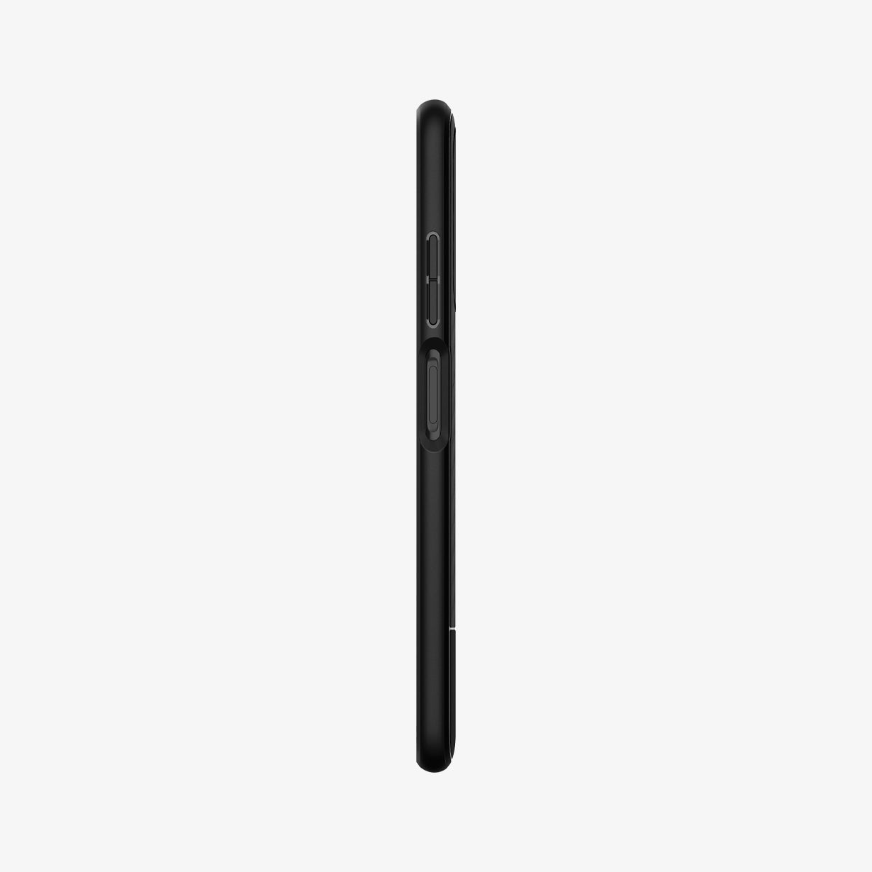 ACS04297 - Galaxy A03s (NA) Case Core Armor in Matte Black showing the side with side buttons