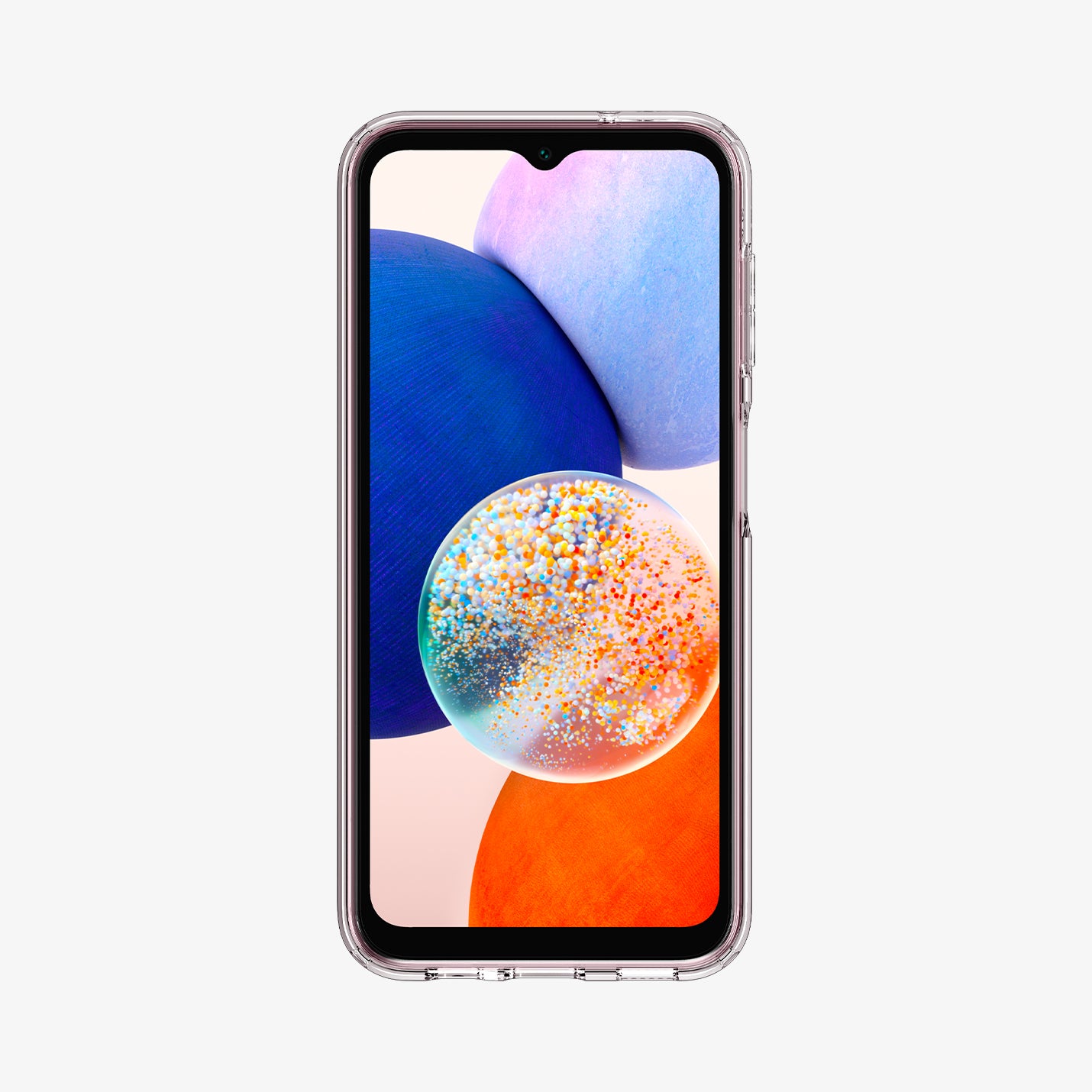 ACS05849 - Galaxy A14 5G (NA) Case Liquid Crystal in Crystal Clear showing the front