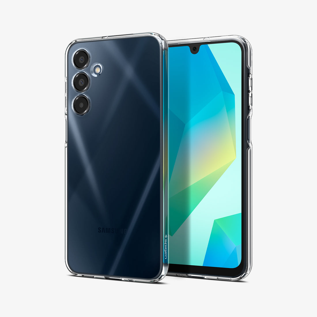 ACS08893 - Galaxy A16 Case Crystal Flex in Crystal Clear showing the back