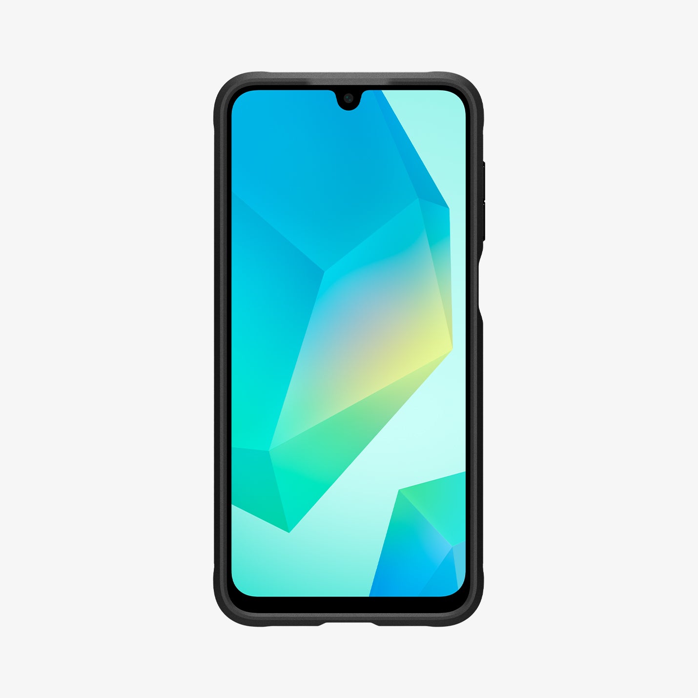 ACS08891 - Galaxy A16 5G Case Rugged Armor in Matte Black showing the front