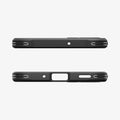 ACS08891 - Galaxy A16 5G Case Rugged Armor in Matte Black showing the top and bottom