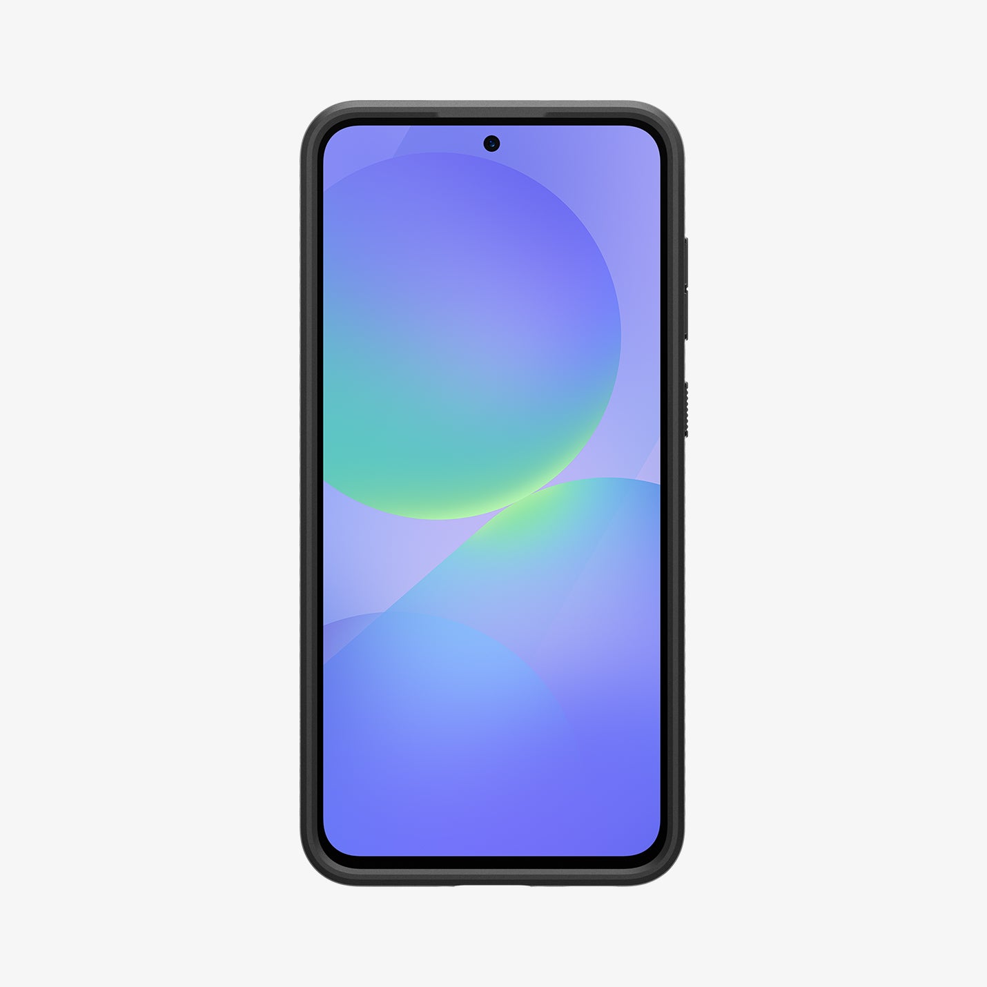 ACS09199 - Galaxy A36 5G Case Liquid Air in Matte Black showing the front