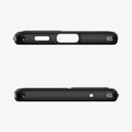 ACS04159 - Galaxy A53 5G Case Rugged Armor in Matte Black showing the top and bottom