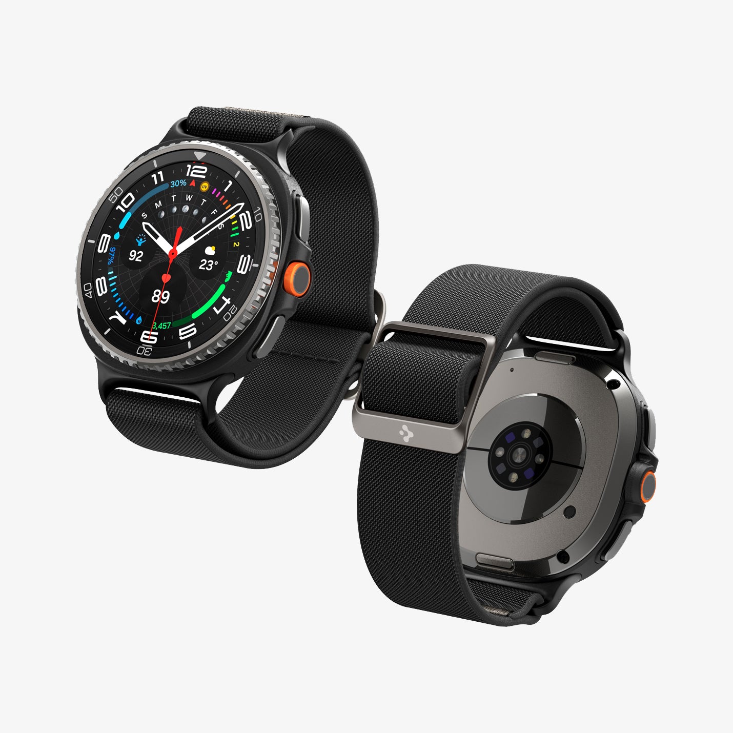 AMP10117 - Galaxy Watch 8 Series Lite Fit Band showing the front and partial inside of band two bands