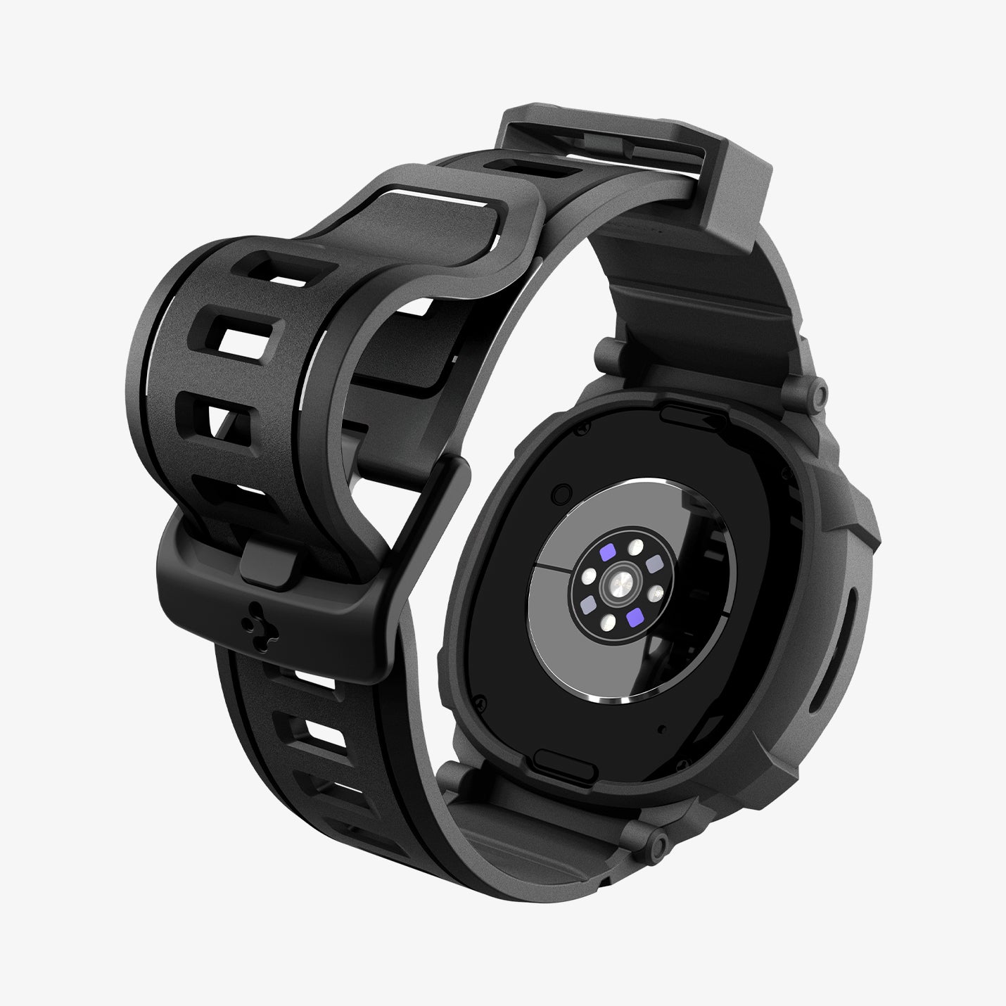 ACS10007 - Galaxy Watch 8 Rugged Armor Pro showing the front, side and bottom