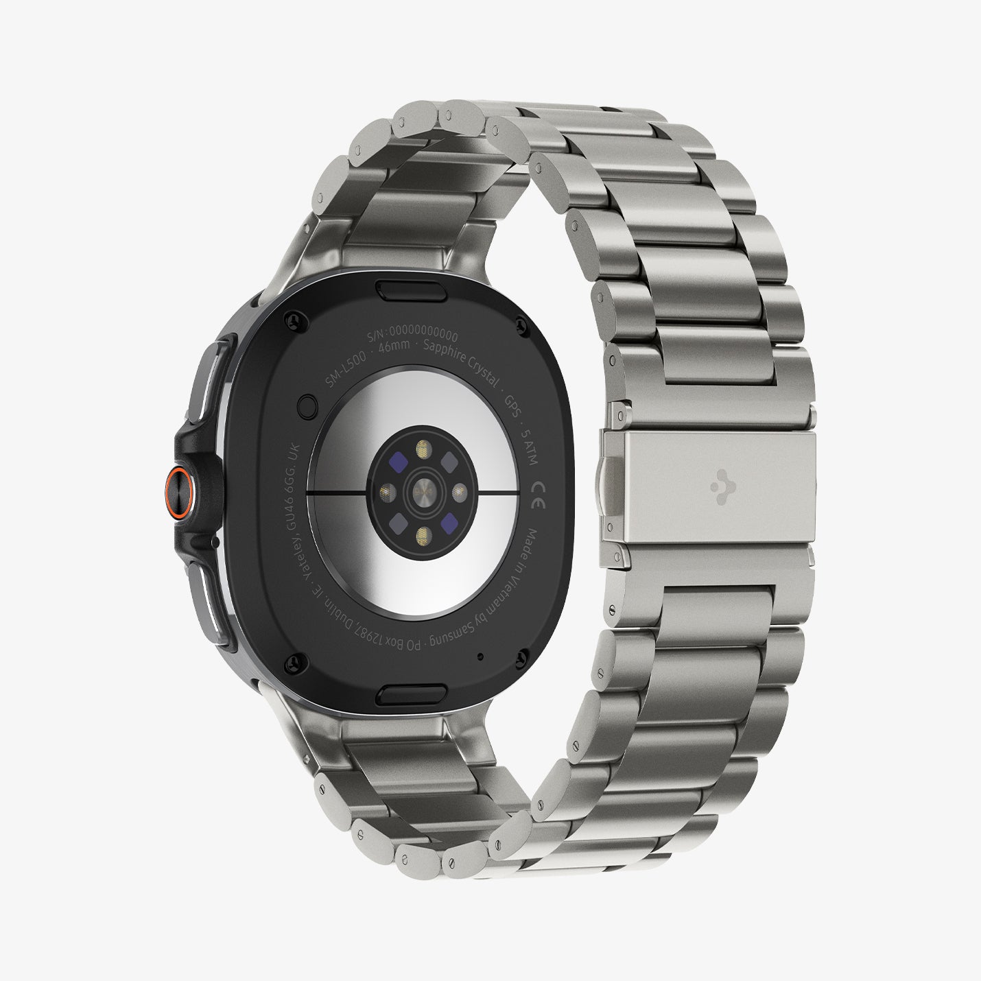 AMP10120 - Galaxy Watch 8 Series - Modern Fit 316L Band showing inside of the band