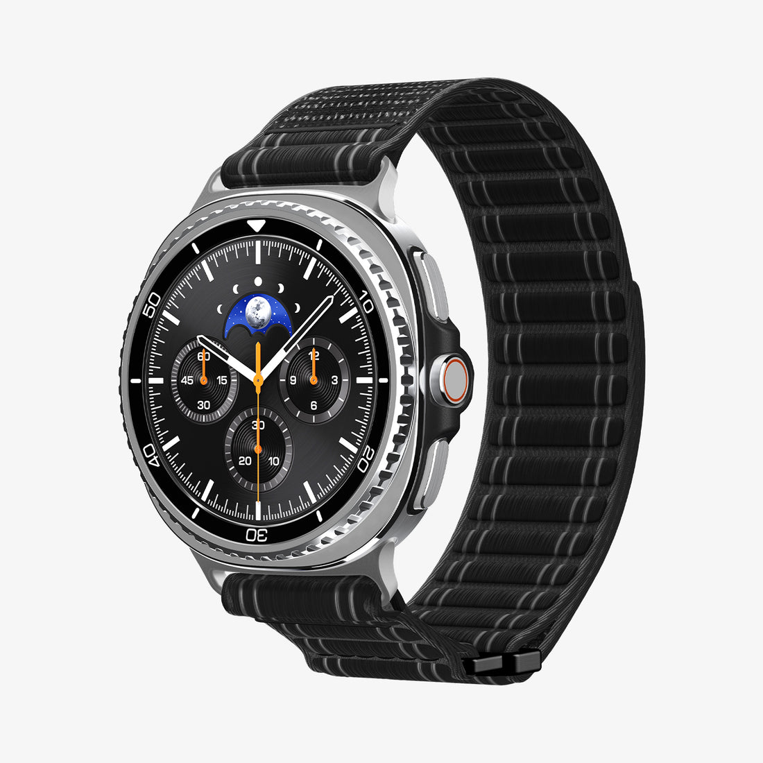 AMP10153 - Galaxy Watch 8 Series WBF0 in black showing the front