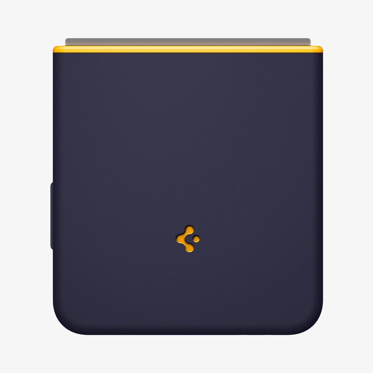 ACS09563 - Galaxy Z Flip 7 Case Nano Pop (MagFit) in blueberry navy showing the back with device folded