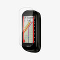 AGL04691 - Garmin Edge 830 Screen Protector GLAS.tR SLIM showing the screen protector hovering in front of the device