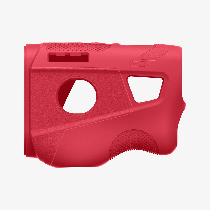 ACS07050 - Bushnell Tour V6 Shift Rangefinder Case Silicone Fit AirTag in red showing the side