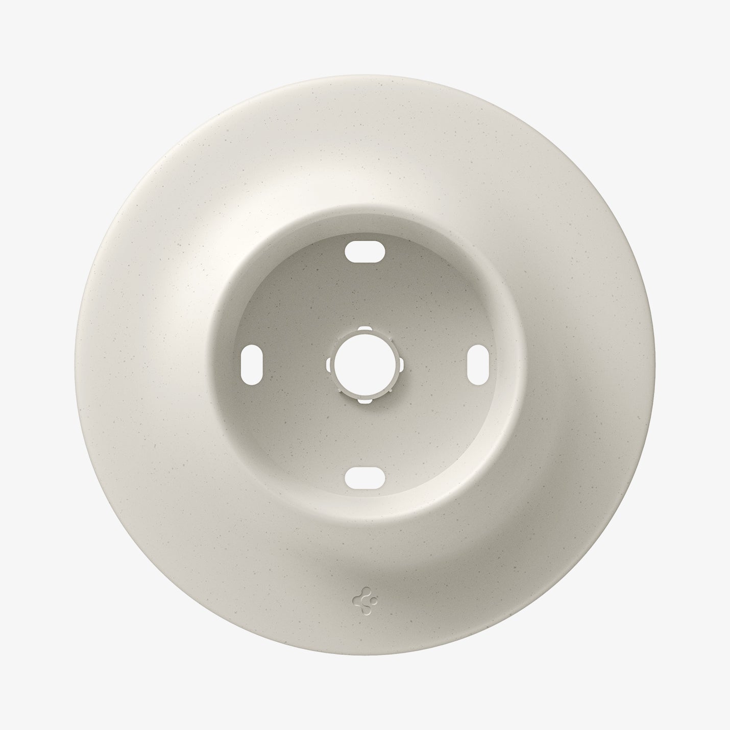 AHP09220 - Google Nest Learning Thermostat 4th Gen Wall Plate in Dune Beige showing the inner