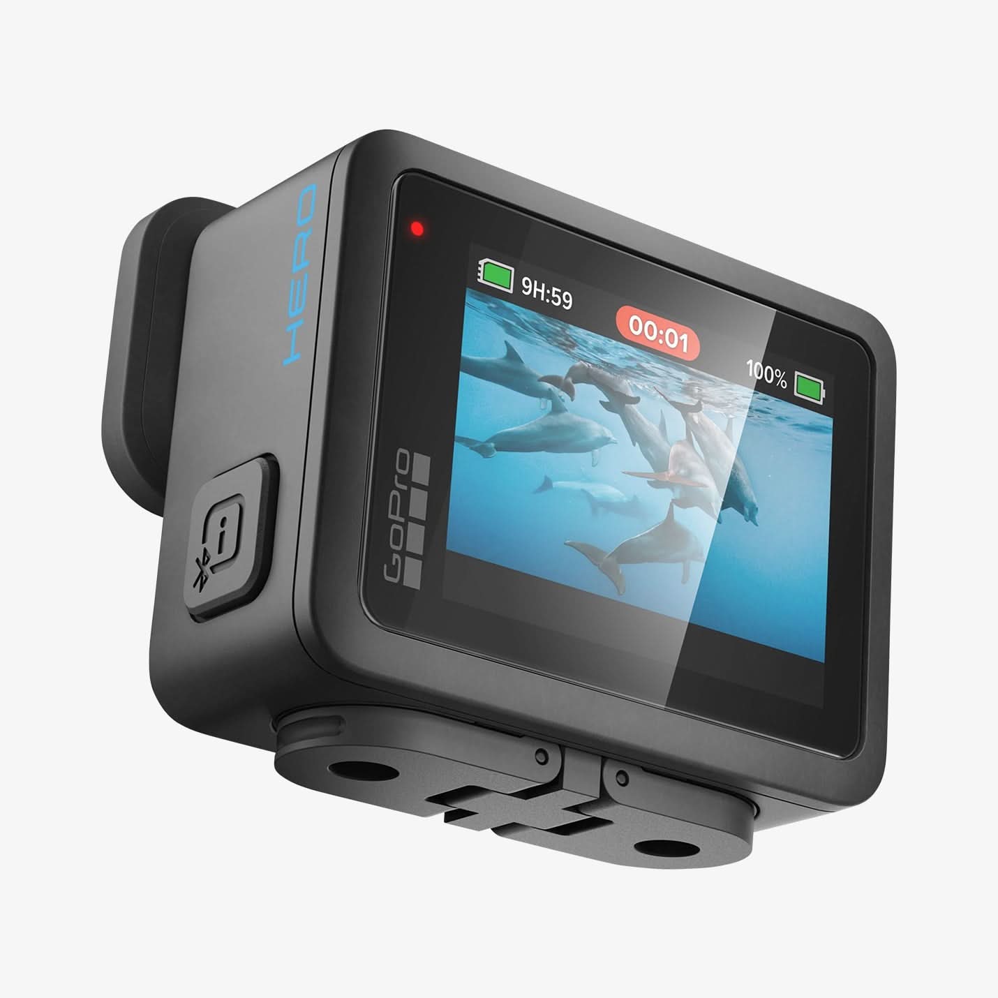 AGL09190 - HERO Glas.tR SLIM in Clear showing the front, partial side and bottom