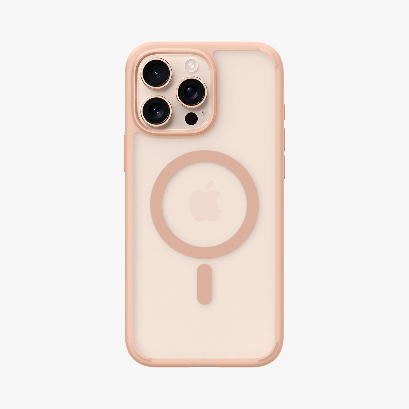 ACS09069 - iPhone 16 Pro Max Case Ultra Hybrid T (MagFit + Camera Control) in Frost Rose Titanium showing the back