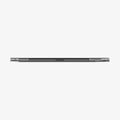 ACS09439 - iPad Pro 13-inch (2024) Case Liquid Air Folio in Black showing the side with volume buttons