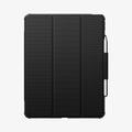 ACS07669 - iPad Air 12.9-inch Case Rugged Armor Pro in Black showing the front with a stylus pen attached