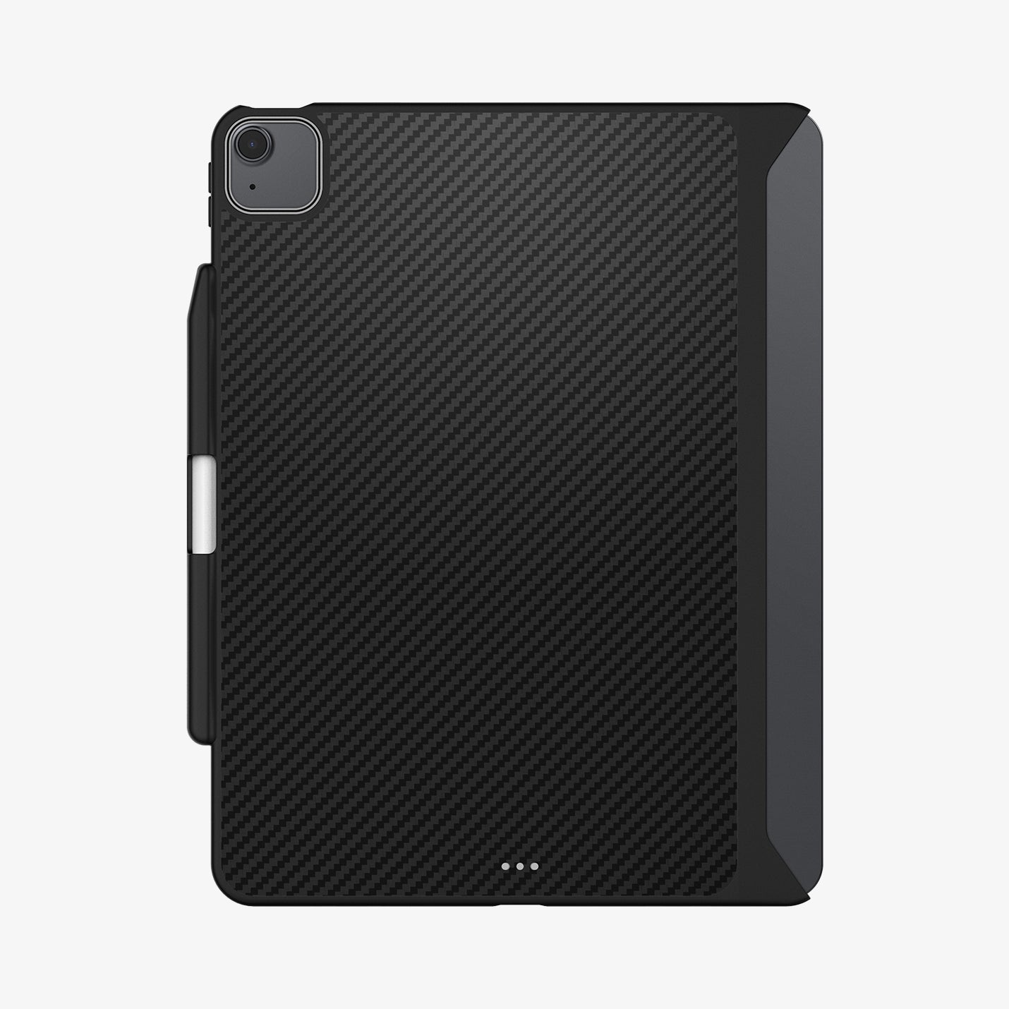 ACS07670 - iPad Air 13-inch (2024) Case Enzo Aramid in Black showing the back