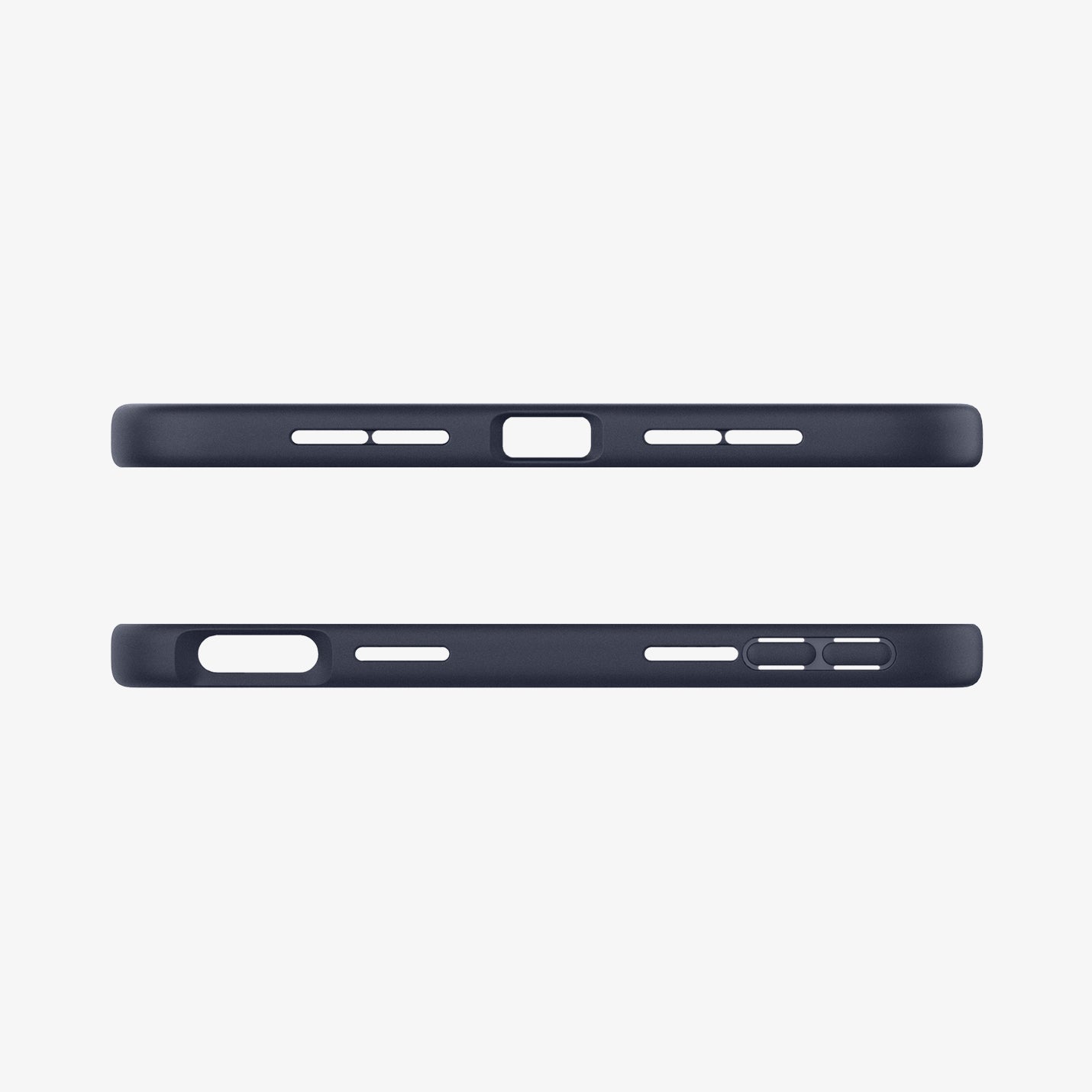 ACS09231 - iPad Mini 7 Case Nano Pop in Blueberry Navy showing the top and bottom