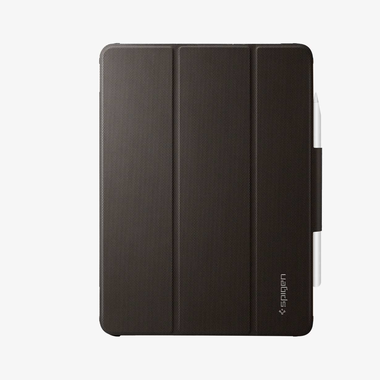 ACS01025 - iPad Pro 11-inch (2022) Rugged Armor Pro in Gunmetal showing the front with s-pen attached