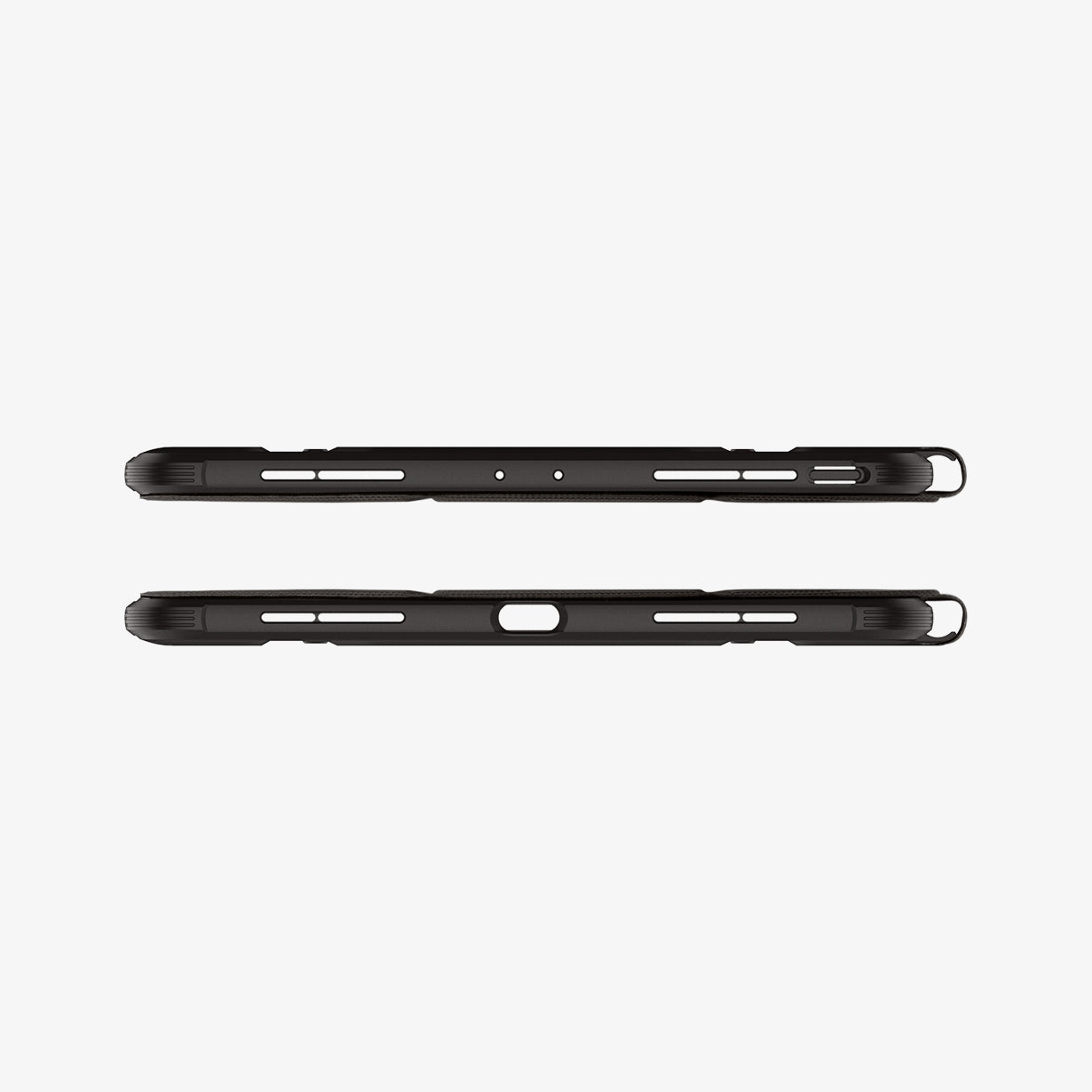 ACS01025 - iPad Pro 11-inch (2022) Rugged Armor Pro in Gunmetal showing the top and bottom
