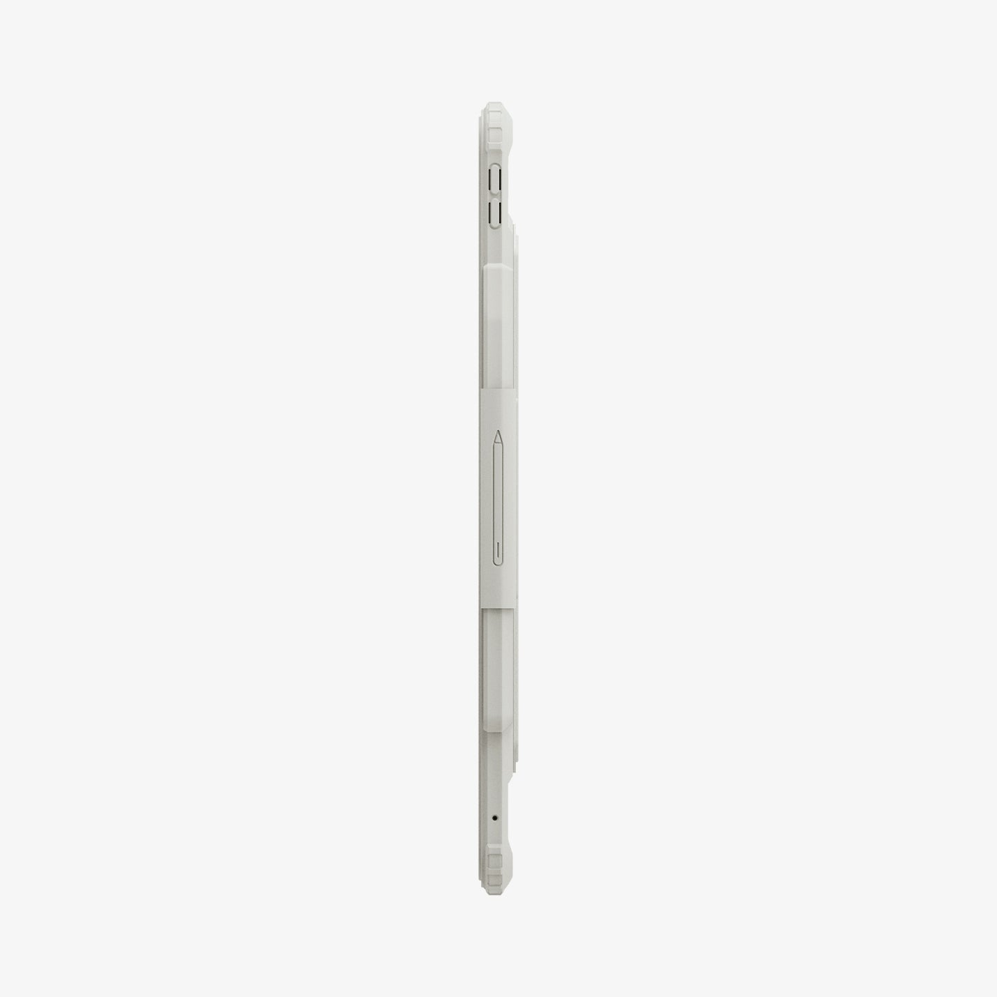 ACS07014 - iPad Pro 12.9-inch Case Air Skin Pro in Gray showing the side with side buttons