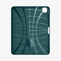 ACS07763 - iPad Pro 13-inch (2024) Case Urban Fit in Midnight Green showing the inner with spider web pattern