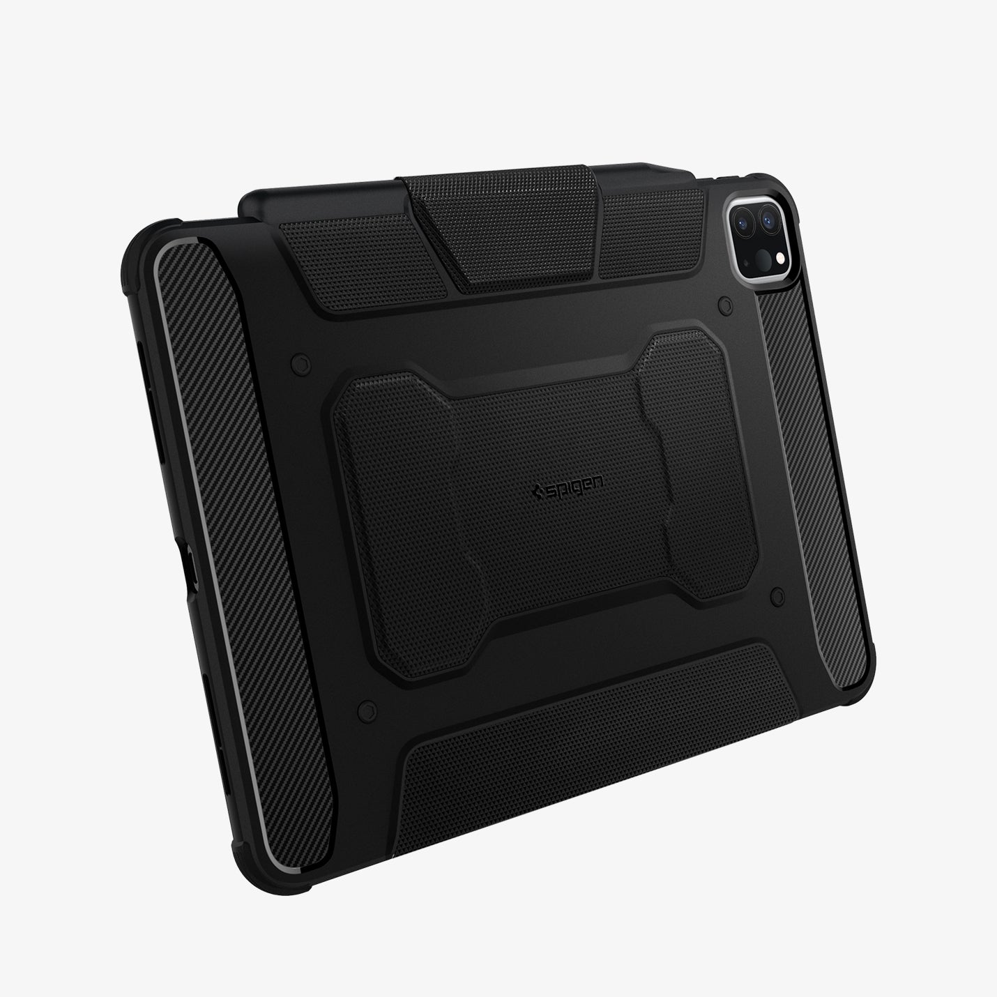 ACS01024 - iPad Pro 11-inch Case Rugged Armor Pro in Black showing the back and partial bottom