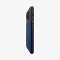 ACS05060 - iPhone 14 Case Slim Armor CS in navy blue showing the side and partial back