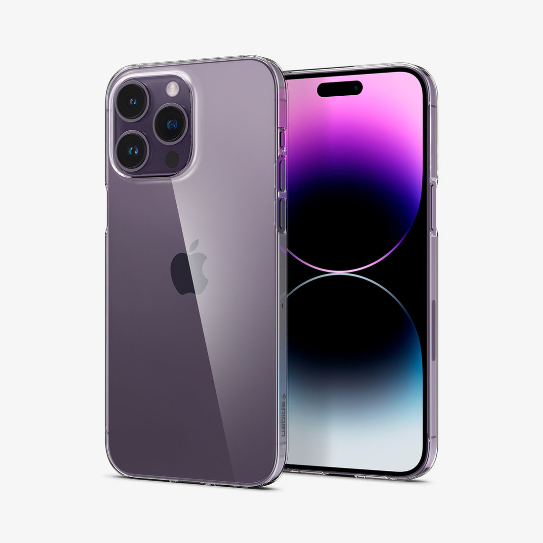 ACS04808 - iPhone 14 Pro Max Case Air Skin in crystal clear showing the back