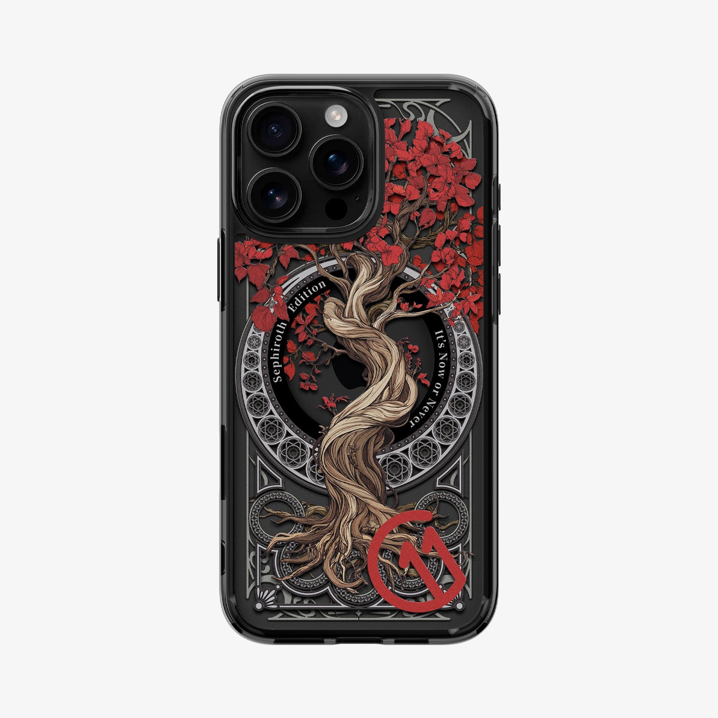 ACS09757 - iPhone 16 Pro Max Case c11 Series Sephiroth Edition (MagFit) showing the back