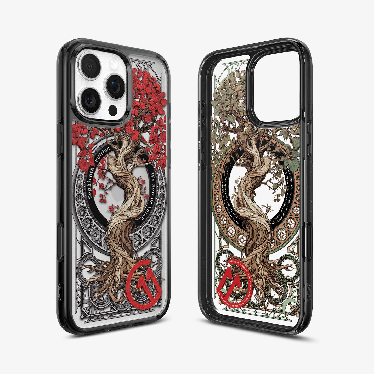 ACS09757 - iPhone 16 Pro Max Case c11 Series Sephiroth Edition (MagFit) showing the back, inner and partial sides