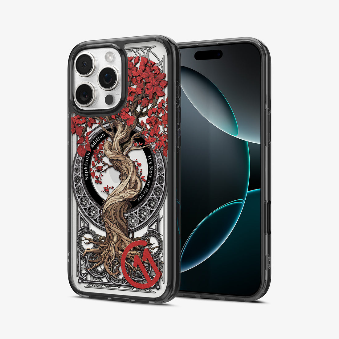 ACS09757 - iPhone 16 Pro Max Case c11 Series Sephiroth Edition (MagFit) showing the back