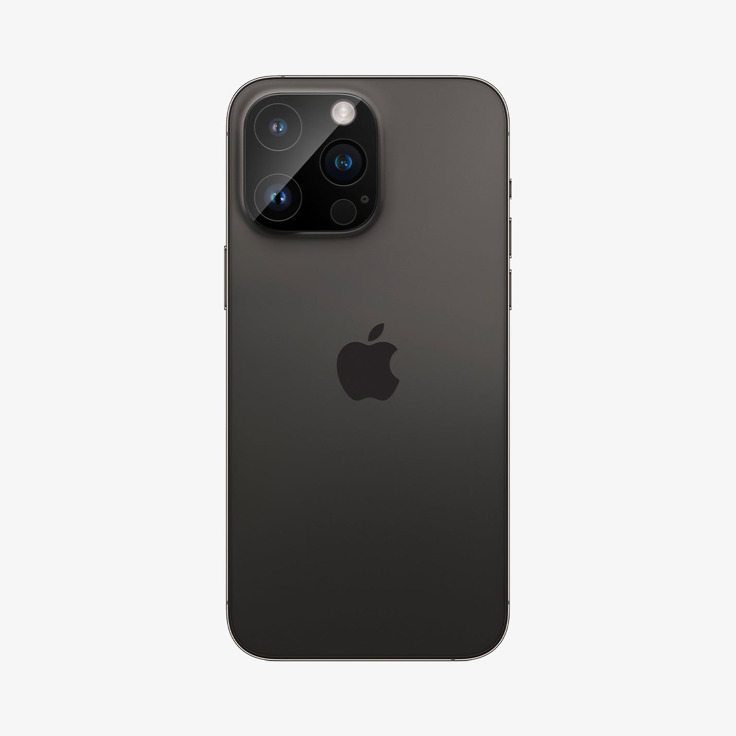 AGL06913 - iPhone 14 Pro / 14 Pro Max Optik Lens Protector in black showing the back
