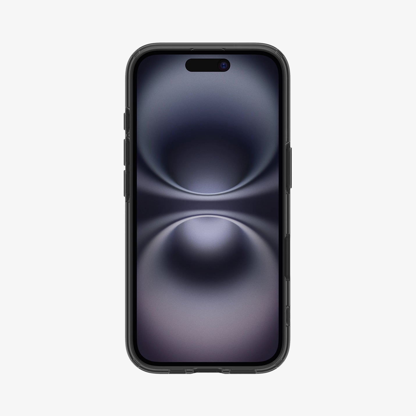 ACS09074 - iPhone 16 Case Ultra Hybrid T (MagFit + Camera Control) in Frost Black showing the front
